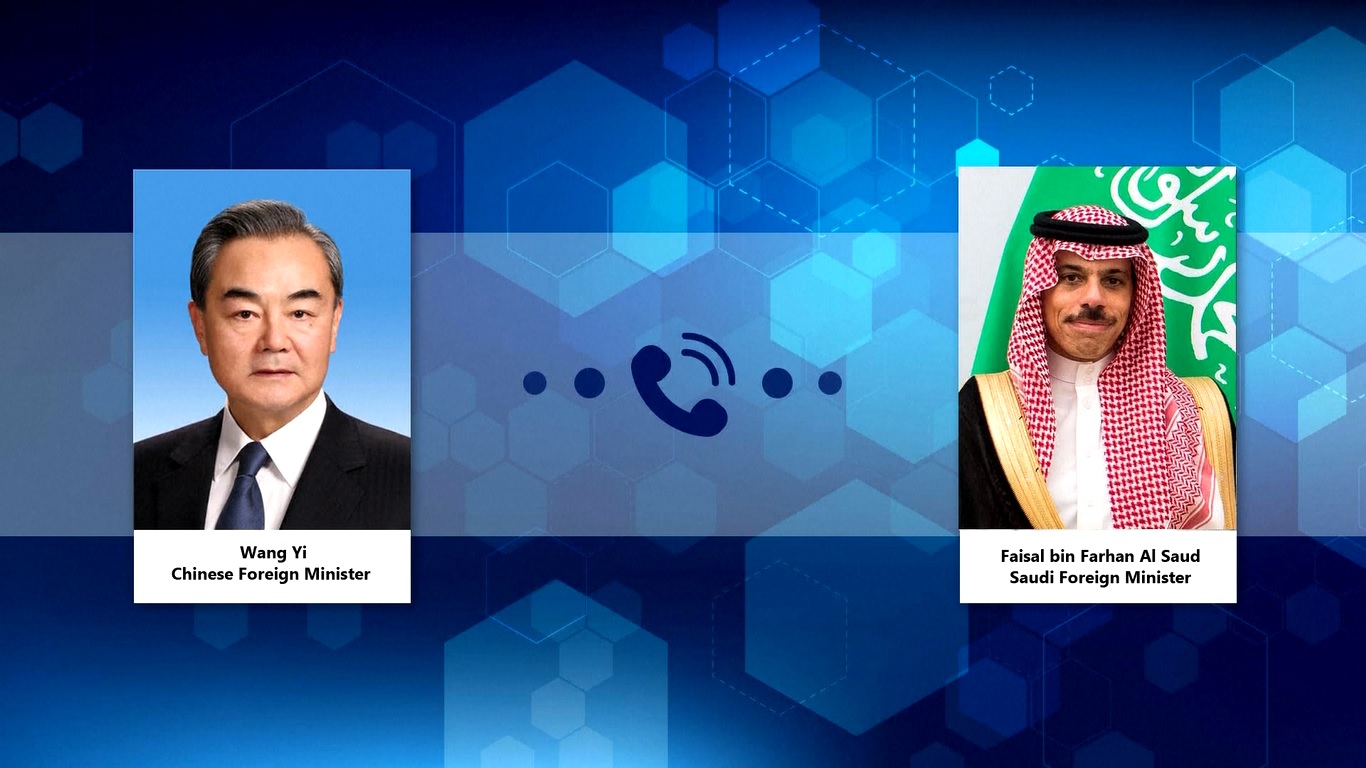 Wang mengatakan bahwa Tiongkok menghargai penekanan Arab Saudi untuk menyelesaikan masalah melalui cara-cara diplomatik